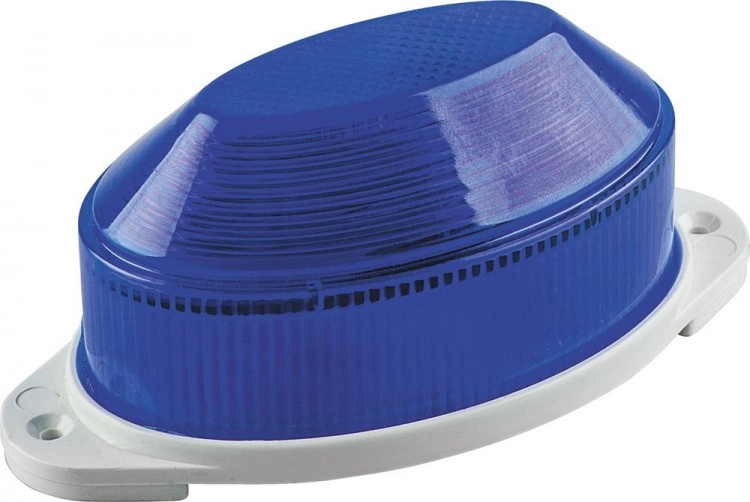 Cветильник-вспышка (стробы) 18LED 1,3W синий STLB01