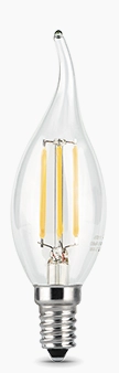 Лампа Gauss LED Filament Свеча н/в 11W E14 2700K