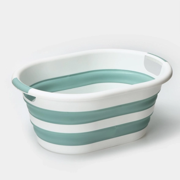 Таз складной Флекс 25л морская волна 2504