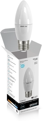 Лампа Gauss LED Elementary Candle 6W E27 4100K