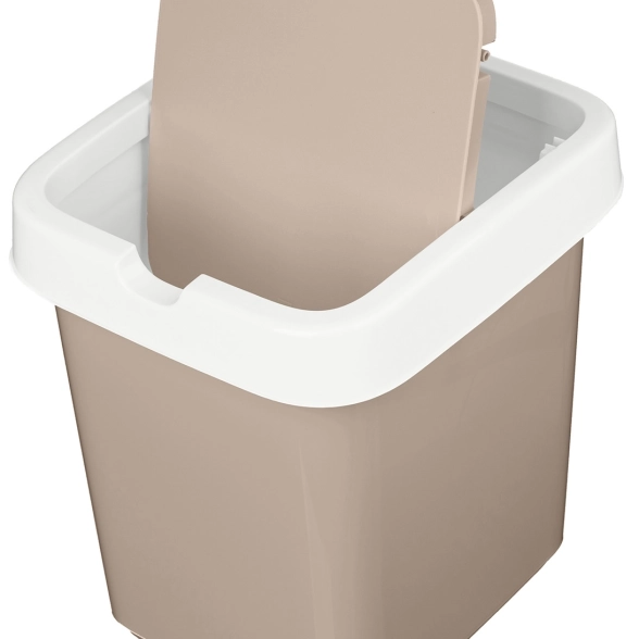 Контейнер д/мусора Tule 9л бежевый