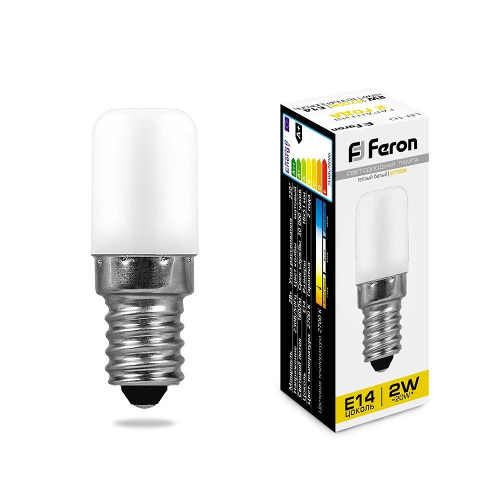 Лампа Feron LB-10 2W E14 2700K 25295
