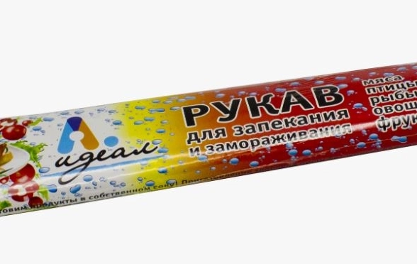Рукав д/запекания ИДЕАЛ 3м*30см с завязками т/у