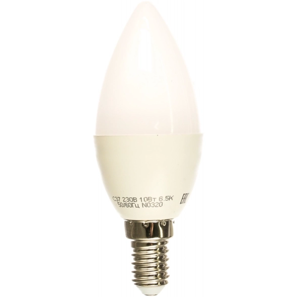 Лампа ОНЛАЙТ LED OLL-C37-10-230-6.5K-E14-FR свеча