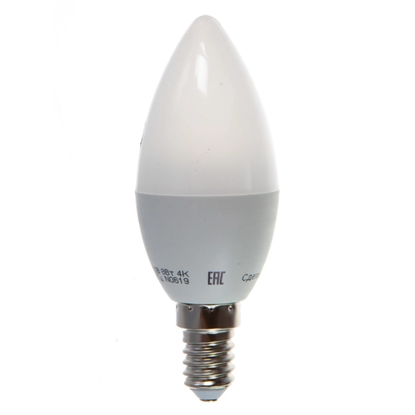 Лампа ОНЛАЙТ LED OLL-C37-8-230-4K-E14-FR свеча