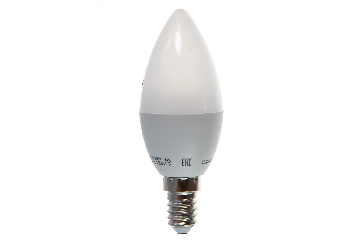 Лампа ОНЛАЙТ LED OLL-C37-8-230-4K-E14-FR свеча