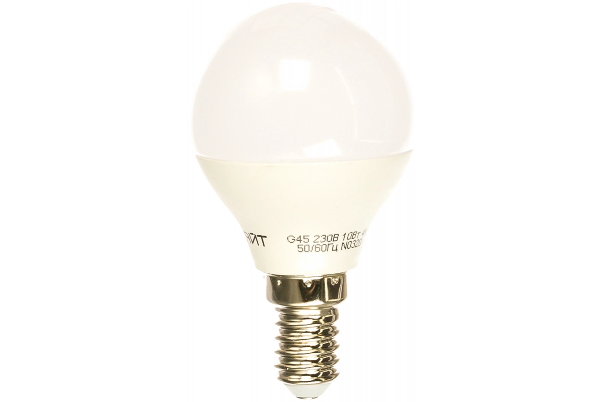 Лампа ОНЛАЙТ LED OLL-G45-10-230-4K-E14 шар
