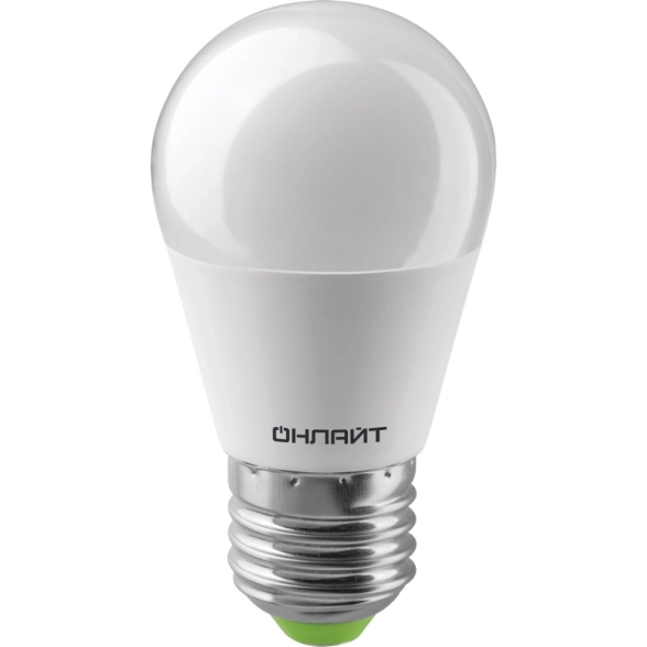 Лампа ОНЛАЙТ LED OLL-G45-10-230-4K-E27 шар