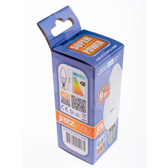 Лампа PLED-SP C37 9w E14 4000K-E Jazzway