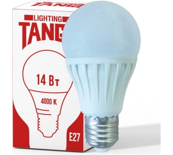 Лампа TANGO LED A60-14W-E27-W 4000K ЛОН