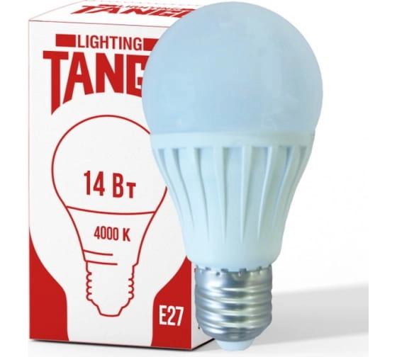Лампа TANGO LED A60-14W-E27-W 4000K ЛОН
