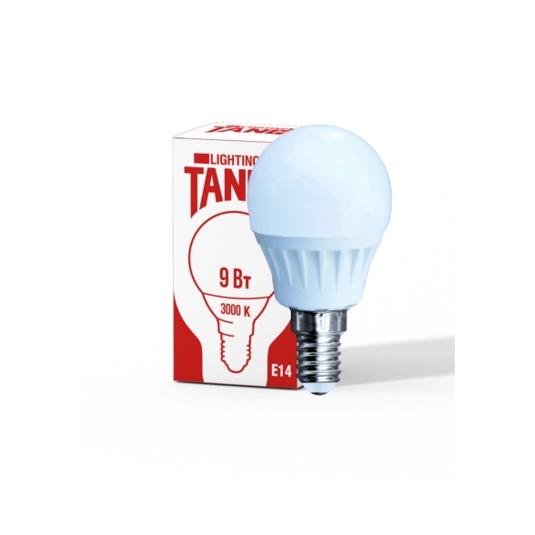Лампа TANGO LED G45-9W-E14-N 3000K шарик