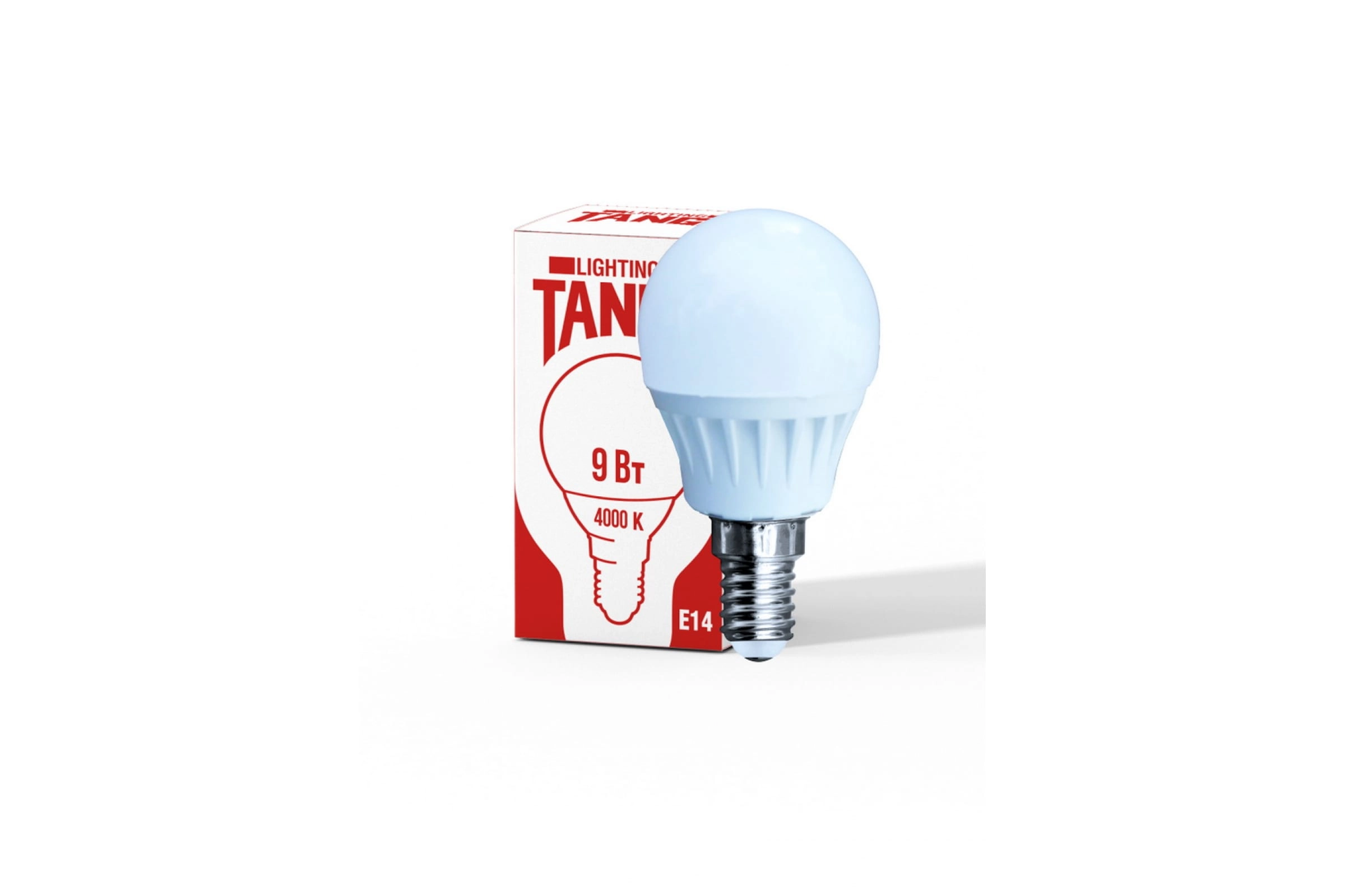 Лампа TANGO LED G45-9W-E14-W 4000K шарик