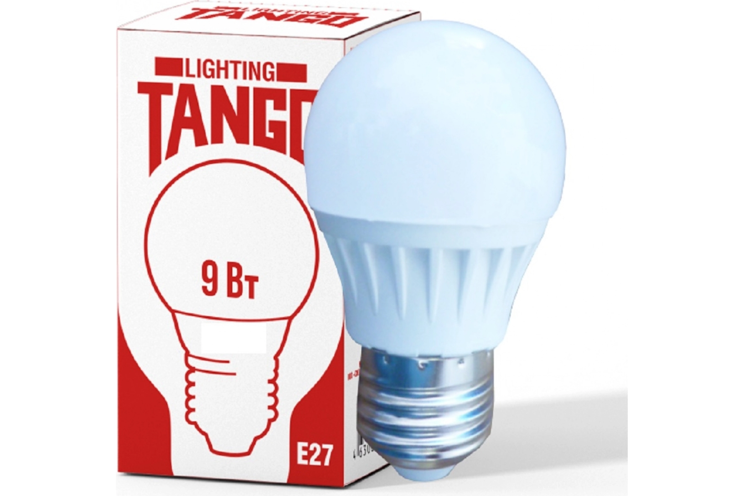 Лампа TANGO LED G45-9W-E27-WW 6500K шарик