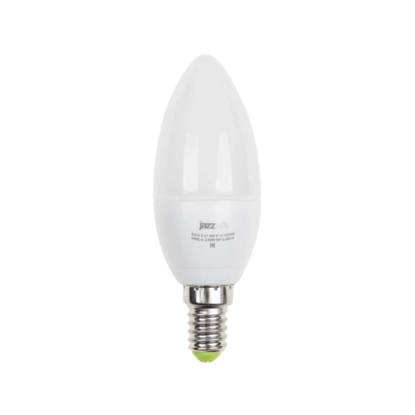 Лампа PLED-ECO-С37 5w E14 4000Kљ230/50 Jazzway