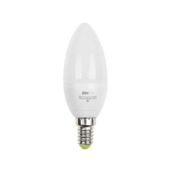 Лампа PLED-ECO-С37 5w E14 4000Kљ230/50 Jazzway