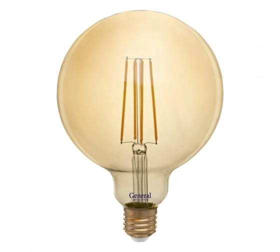 Лампа GLDEN-G125S-8-230-E27-2700 Золотая