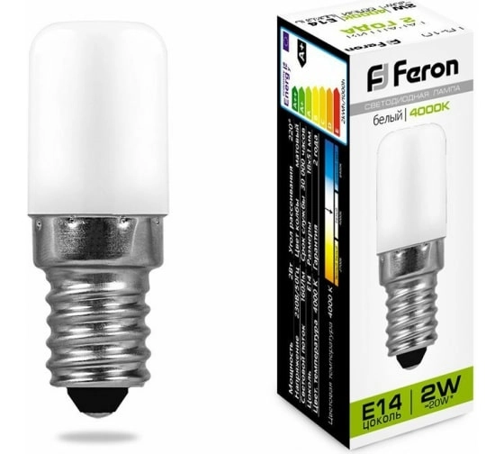 Лампа Feron LB-10 2W E14 4000K 230V
