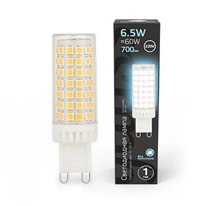 Лампа Gauss LED G9 AC185-265V 6W 4100K капсула 770lm