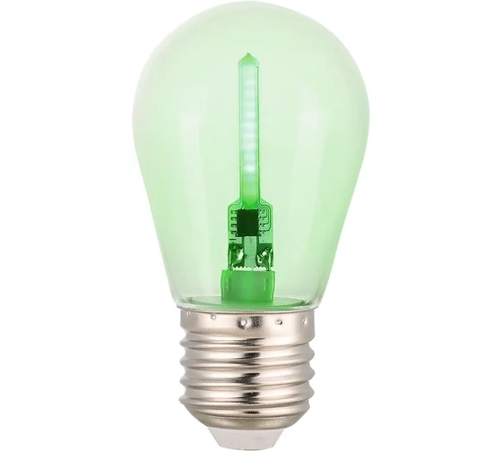 Лампа General GLDEN-G45FB-5-230-E27 GREEN