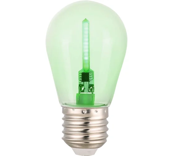 Лампа General GLDEN-G45FB-5-230-E27 GREEN