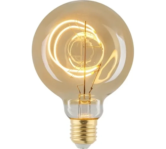 Лампа General GLDEN-G95SW-8-230-E27-2700 Золотая 5/20