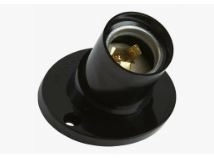 Патрон Feron E27 LH84 250V черный