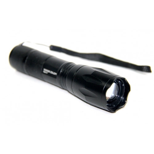 Фонарь VKL-FL-103 1LED 0,5W с ZOOM черный 3*AAA
