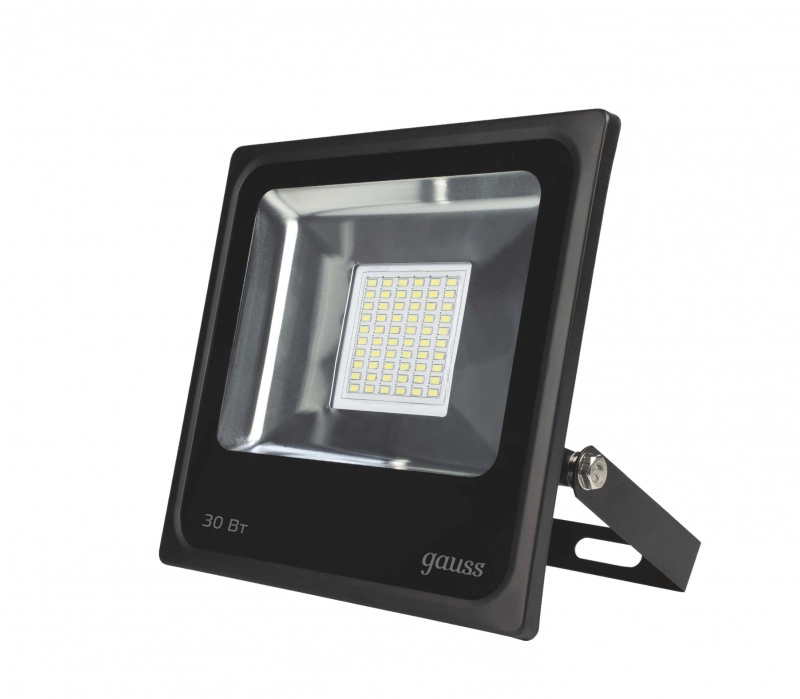 Прожектор Gauss Elementary LED 30W IP65 6500K черный
