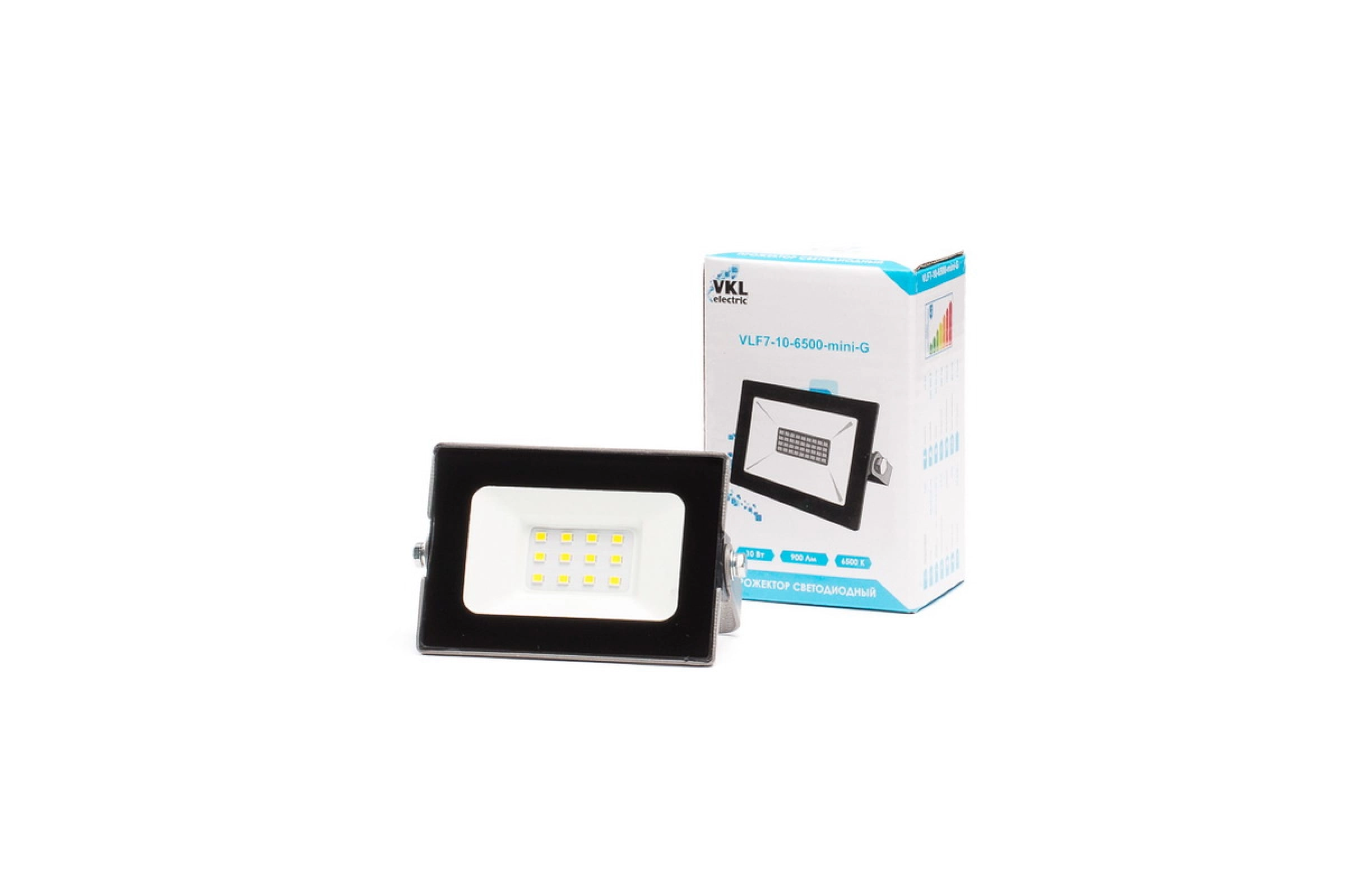 Прожектор LED VLF7-10-6500-mini-G серый IP65-image-2
