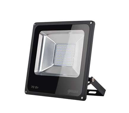 Прожектор Gauss Elementary LED 70W IP65 6500K черный