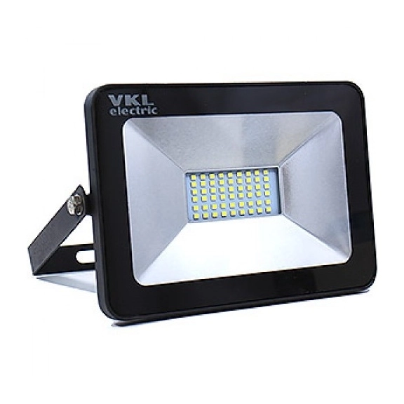 Прожектор LED VLF8-20-6500-B черный IP65 VKL electric