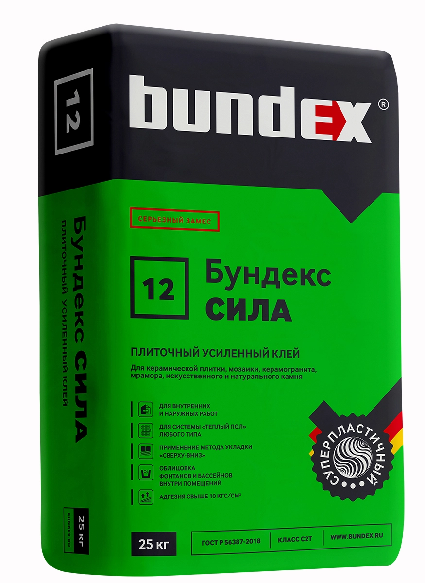Клей для плитки Бундекс Сила 25 кг