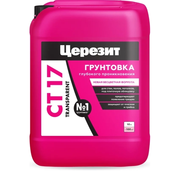 Грунтовка Церезит CT17 Transparent 10л