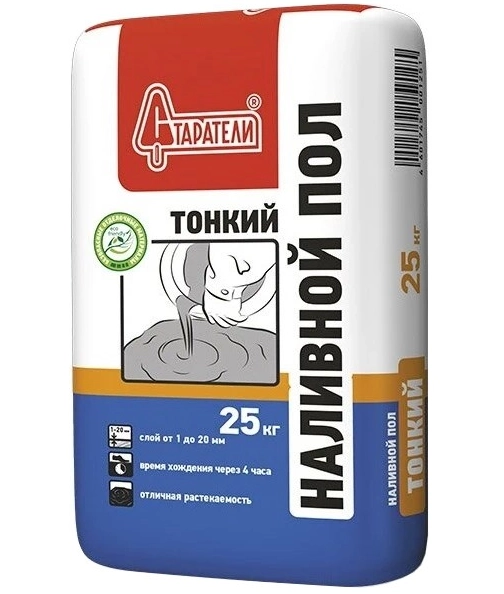 Наливной пол тонкий Старатели 25кг
