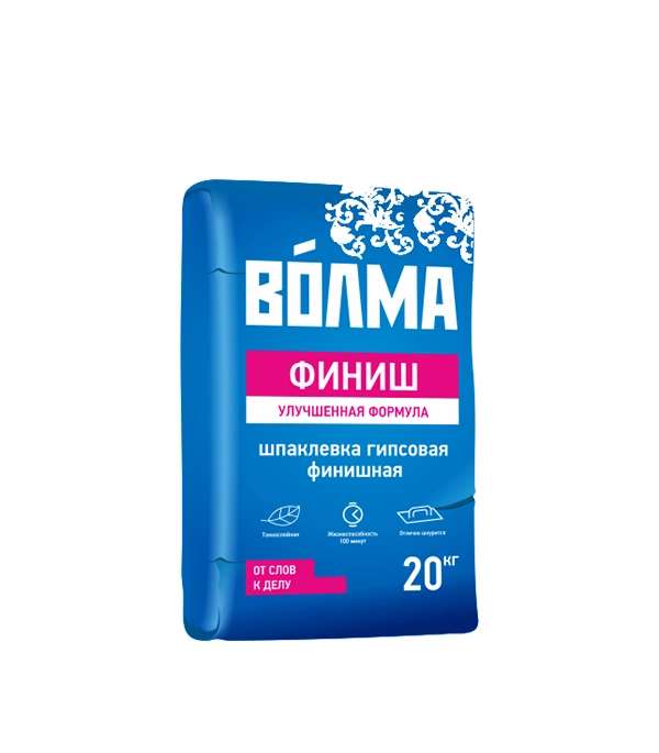 Гипсовая шпатлевка Волма Финиш 20кг