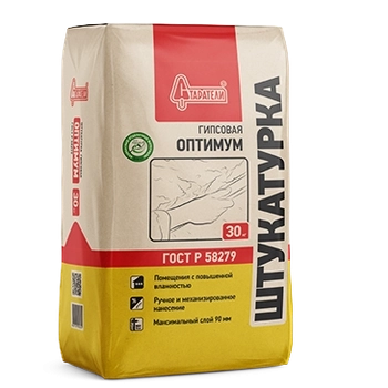Штукатурка гипсовая Старатели Оптимум 30кг