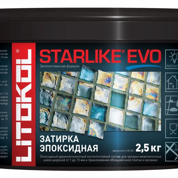 Starlike Evo S.145 NERO CARBONIO (2,5kg bucket)