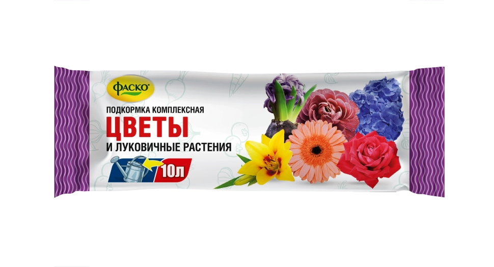 Удобрение минеральное Цветы и луковичные растения 10гр Фаско