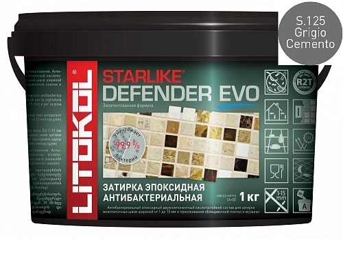 Starlike Defender Evo S.125 GRIGIO CEMENTO (2kg)