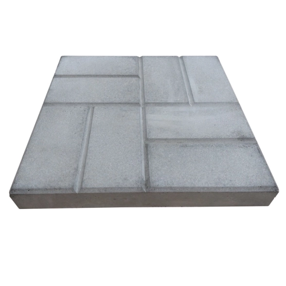 Плитка тротуарная 8Кирпичей Серая 40х40х5