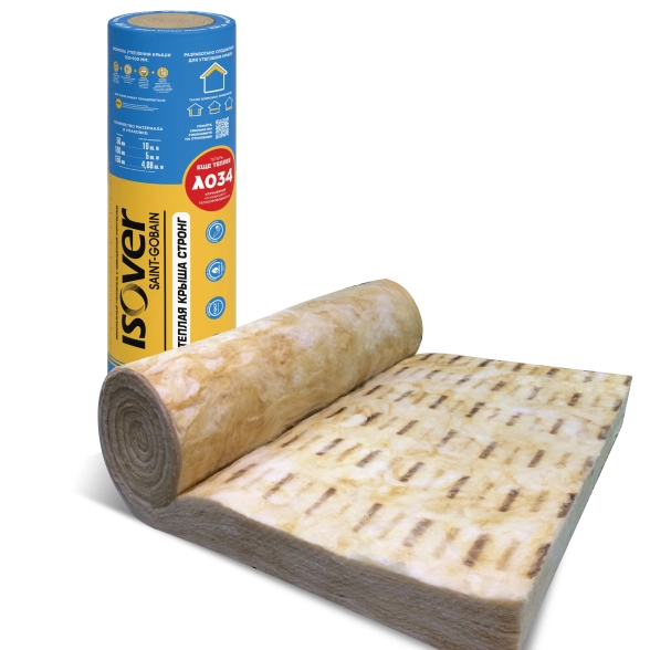 Утеплитель Теплая Крыша Стронг-ТВИН 50х1220х4100/Е/К(0,5м3)