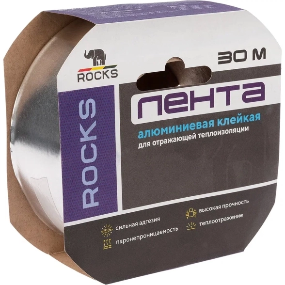 Лента ROCKS алюм.самокл 50ммх30м