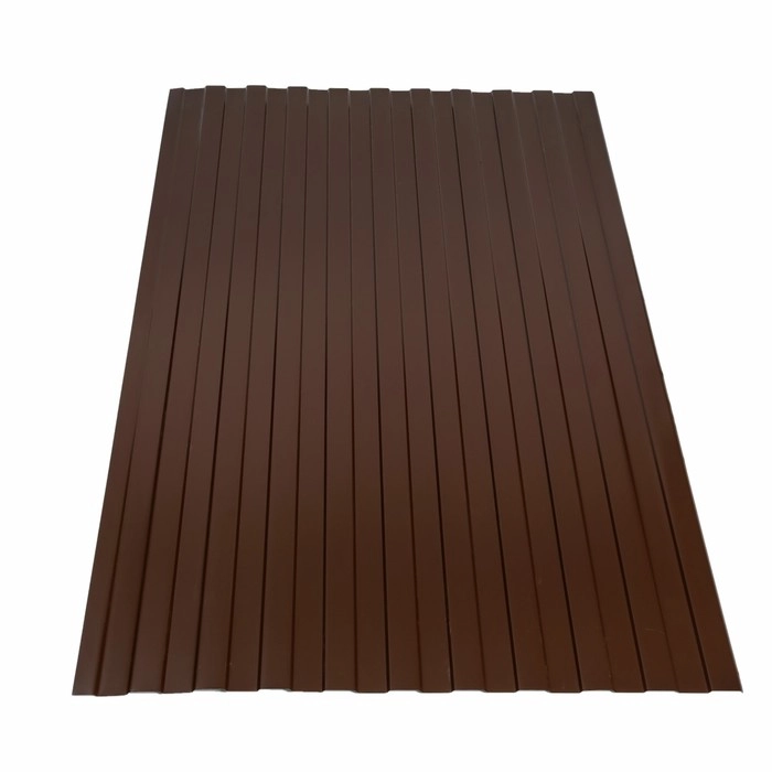 Профнастил полим С8 1200х2000х0.30 RAL8017 (ШОК)