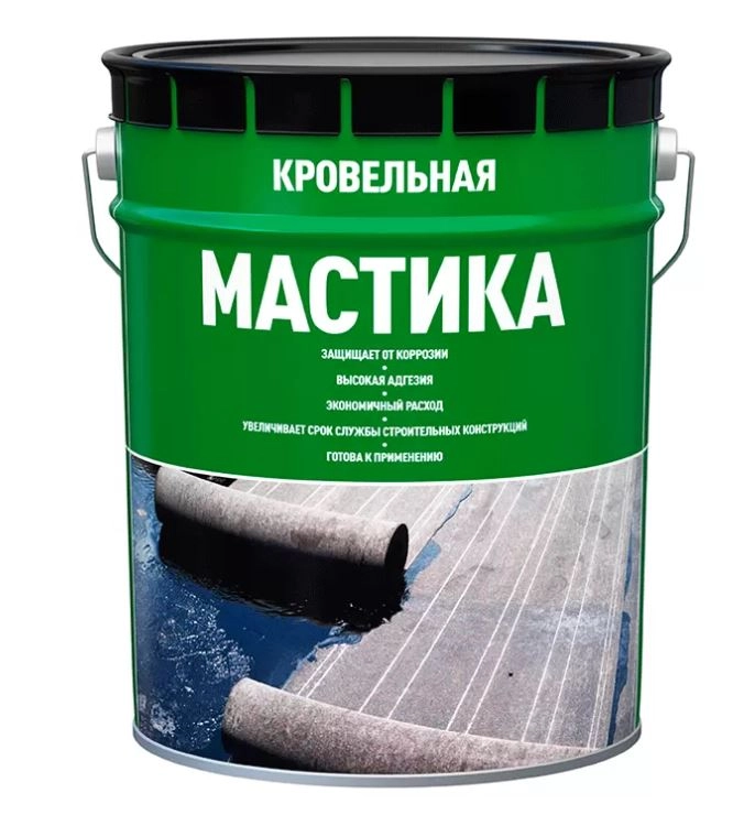 Мастика битумная кровельная 21,5л/19кг/металл