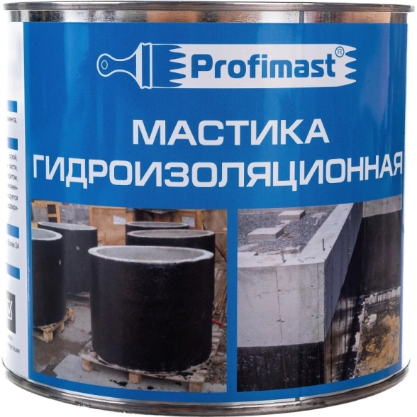 Мастика гидроизоляционная PROFIMAST 2л/1,8кг/металл