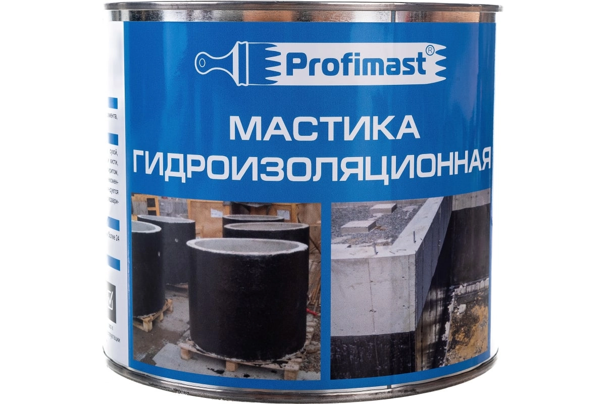 Мастика гидроизоляционная PROFIMAST 2л/1,8кг/металл