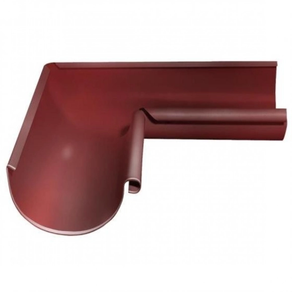 Угол желоба внутренний 90гр D125 ПЭ 3005 ЗМ