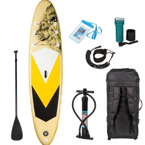 Доска Sup надувной 289x76x15см +насос/весло в сумке SBP15