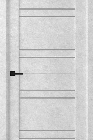Дверь ЭКО Делис/Deliss 306 700*2000 бетон светлый сатинат